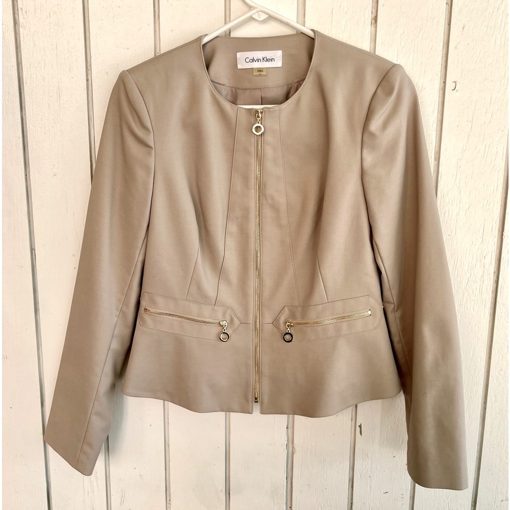 Nude Blazer Calvin Klein